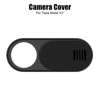 1/5 бр. Блокер на уеб камери Защита на личните данни Капак на камерата Плъзгане към затваряне / отваряне на ABS за Tesla Модел 3 / Y капаци на обектива