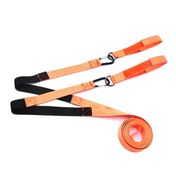 1 Piece Ice Skating Traction Trainer Foot Tie Rope Balance Turning Aid Защитен колан Orange&Black