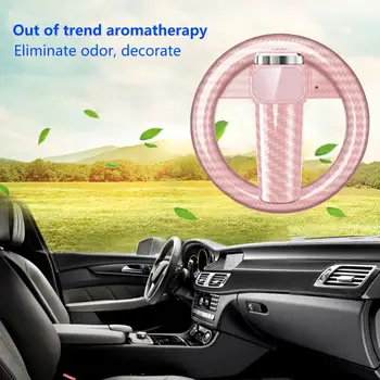 1 Комплект уникални модели от въглеродни влакна Smart On/Off Auto Air Outlet Aroma Diffuser Ornament Interior Accessories