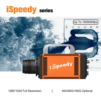 10 GigE Високопроизводителен 1280X1024 Един милион кадъра в секунда 40G робот iSpeedy машина визия ултра високоскоростна камера