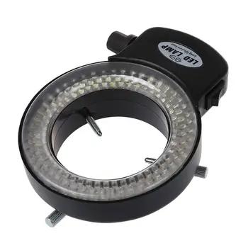 144 LED минископ пръстен светлина пръстен светлина 0 - 100% регулируема лампа за минископ пръстен светлина