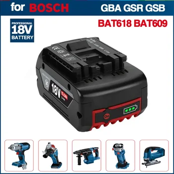 18V 10Ah акумулаторна литиево-йонна батерия за Bosch 18V електроинструмент Backup 10000mah преносим заместител на BOSCH 18V батерия BAT609