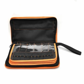 1bag LISHI 2 в 1 чанта за инструменти Специална чанта за носене Калъф за ключови инструменти Чанта за съхранение Издръжлива за комплект инструменти Lishi и KD VVDI JMD Blade black