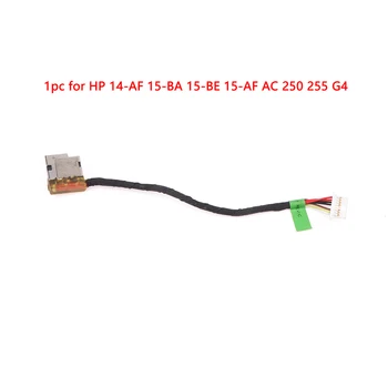 1Pc DC жак за захранване с кабел за HP 14-AF 15-BA 15-BE 15-AF AC 250 255 G4 лаптоп DC захранващ жак за зареждане Flex кабел