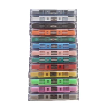 1pc Иновативен нов стандартен касетофон цветен празен лентов плейър с 45/90 минути магнитна аудио лента за запис на реч музика