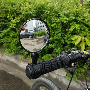 1PC Универсално огледало за обратно виждане за велосипеди Регулируемо завъртане Широкоъгълни велосипедни огледала за обратно виждане за MTB аксесоари за пътни велосипеди