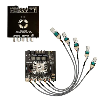 2.1 канален субуфер цифров усилвател на мощност съвет AudioStereo BluetoothAmp модул за домашно кино музикални ентусиасти 517A