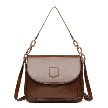 2023 Тенденция Модни жени рамо чанта мека PU кожа чанта високо качество случайни дама Crossbody чанта нов дизайнер рамо чанти