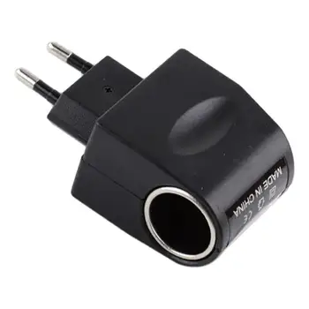 220V-12V стабилен конвертор на запалка с LED индикатор черен автомобилни аксесоари AC към DC адаптер за кола за телефони с камера на таблото
