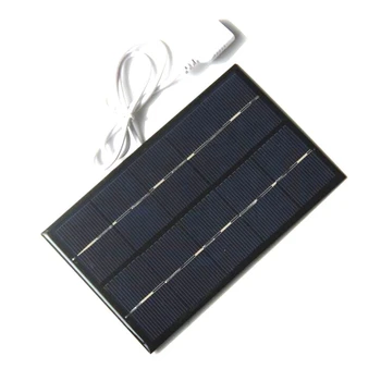 2W 5V 380MA USB мини соларен панел модул DIY полисилициево зарядно за слънчеви клетки за телефон USB вентилатор