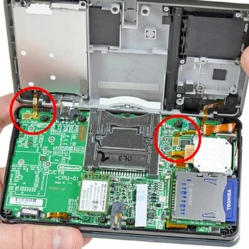 2x бутон за задействане на рамото Преносим разглобяем ляв десен ремонт на лентови кабелни части Замяна на части за Nintendo 3DS