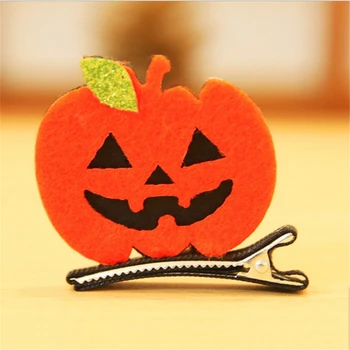 2XPC Witch Hat/Pumpkin/for Cat Baby Hairpin Hair Accessories Halloween Dress Up Hair