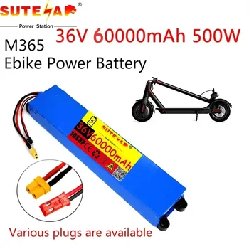36V батерия 60Ah 18650 литиева батерия 10S3P 60000mah 500W Същият порт 42V електрически скутер M365 ebike Power батерия с BMS