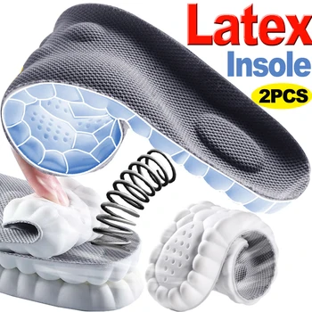 4D високо еластична латексова спортна стелка Унисекс маратонки диша обувки подложки на открито бягане стелка за крака масаж арка подкрепа възглавница