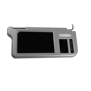 7 инчов автомобил сенник интериор огледало за обратно виждане екран LCD монитор DVD / VCD / AV / TV плейър задна камера (дясно) слънце