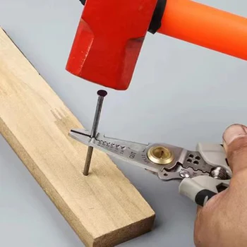  7-инчов многофункционален стриптизьор на тел високопрецизен режещ кримпващ кабелен инструмент за DIY занаяти