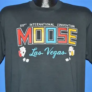 80s 101-ва Международна конвенция за лосове тениска Голям