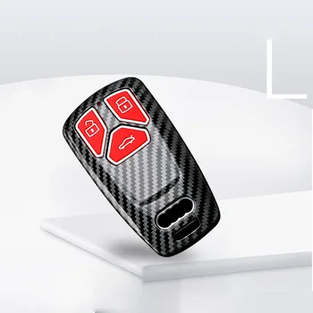 ABS Car Remote Smart Key Cover Case Shell за Audi A1 A3 A4 A5 A6 A7 A8 Quattro Q3 Q5 Q7 Аксесоари за автомобилни стайлинги