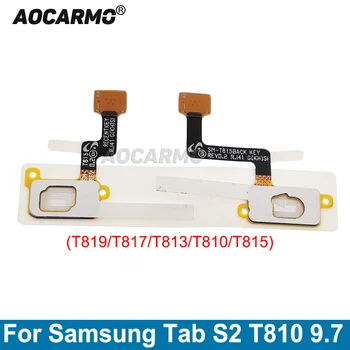 Aocarmo За Samsung Galaxy Tab S2 9.7 T810 T813 T815 Леви и десни бутони за навигация Сензор flex кабел Долната част на екрана