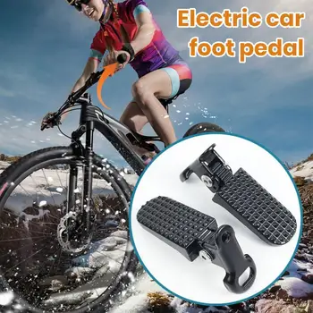 Bike Foot Plates E-bike Pedal Premium алуминиева сплав сгъваеми велосипедни колчета за E-bike Non-slip Footrests с педали за бързо освобождаване