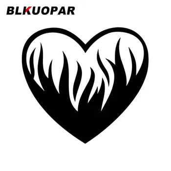 BLKUOPAR за пламтящо сърце кола стикер личност графика Decal водоустойчиви прозорци мотоциклет климатик кола стайлинг