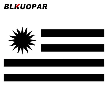 BLKUOPAR за Уругвай флаг кола стикери аниме слънцезащитни стикери оклузия надраскване модерен багажник прозорци декор кола етикет