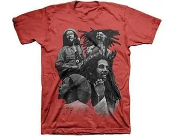 Bob Marley - Quad Mens T Shirt дълъг ръкав