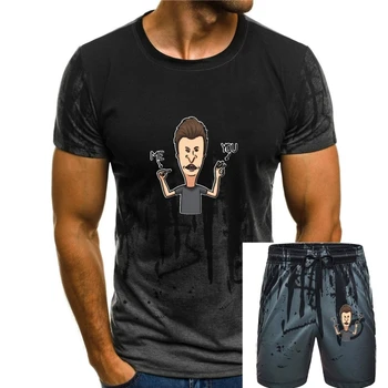 Butthead You And Me тениски Beavis and Butthead Cotton Popular T-Shirt Къси ръкави Casual Tshirt Mens Printed Summer Top Tees