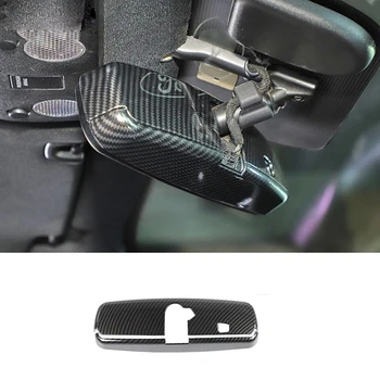 Car ABS въглеродни влакна интериор огледало за обратно виждане декорация черупка покритие подстригване стикери за Ford Mustang 2015-2022