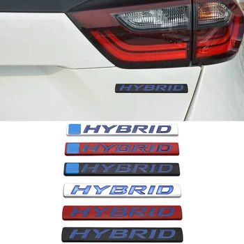 Car Side Fender стикер емблема за HYBRID лого Honda Jazz Spirior Dio SilverWing SilverSpring Auto Body Badge Decal аксесоари
