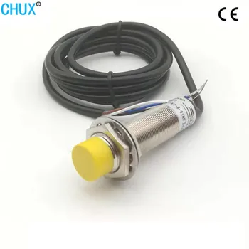 CHUX капацитивен тип сензор за близост NPN M18 Non flush 8mm разстояние CM18-8-DNC NO+NC LED превключвател за капацитет на нивото на течността