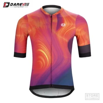DAREVIE Cycling Jersey Man Pro Team Summer Breathable Men's Anti-UV Fast Dry MTB Road 