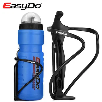 Easydo 49g Държач за бутилка за велосипеди Клетки Алуминиеви Интегрално формовани MTB Road Bike Drink Water Bottle Holder Клетка регулируем размер