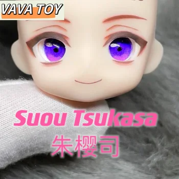 ES Ob11 GSC YMY Face Suou TSukasa Ensemble Stars Аниме игра Ръчно изработени отворени очи завършени оригинални лицеви плочи Аксесоари за кукли