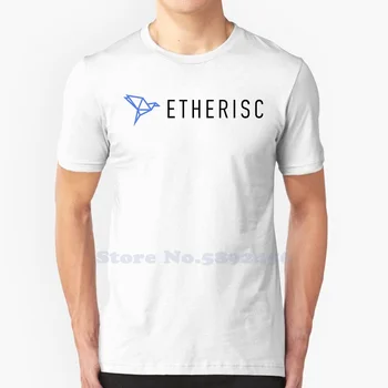 Etherisc (DIP) Лого Casual T Shirt Най-високо качество Графика 100% памук Tees