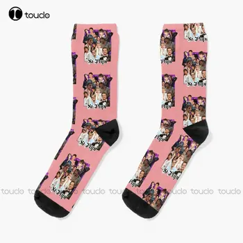 I Love Pedro Pascal Fan Club Si Papi Socks Mens Work Socks Personalized Custom Unisex Adult Teen Youth Socks Custom Gift