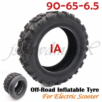 IA Висококачествена 11-инчова безкамерна гума Електрически скутер ремонтиран 11-инчов 90/65-6.5 дебела гума външен вакуум извън пътя 