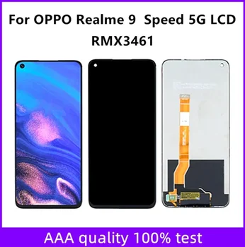 IPS 6.6-инчов чисто нов За OPPO Realme 9 скорост 5G RMX3461 LCD сензорен екран замяна цифров компонент екран монтаж сензор
