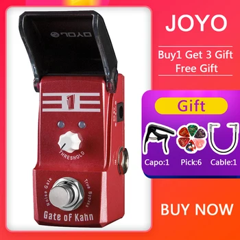JOYO JF-324 Gate of Kahn Guitar Effect Pedal Noise Gate Electric Bass Guitar Mini Effect Pedal with Knob Guard Reduce Noise