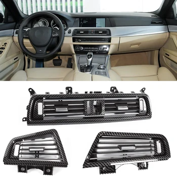 LHD Car Dashboard Air Vent Grille AC Outlet Panel Electroplate За BMW F10 F11 F18 520i 525i 528i 530i 535i 10-17 Аксесоари