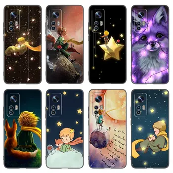Little Prince Fox Art Калъф за телефон за Xiaomi Mi 9SE 9T 10T 11i 11T Lite NE F1 POCO F3 M3 X3 GT NFC M4 X4 Pro 5G мек черен капак
