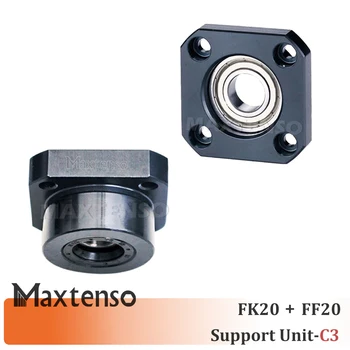 MAXTENSO Support Unit Set FK20 FF20 Професионална фиксирана страна FKFF C3 за сферичен винт TBI sfu 2510 3010 Premium CNC висока точност