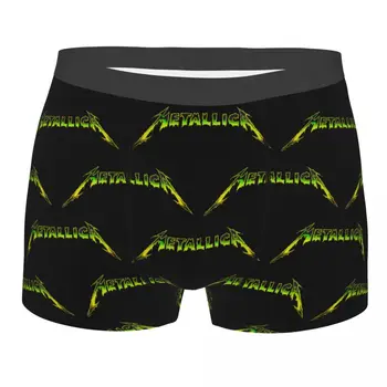Metallicas Music Мъжки боксерки специални силно дишащо бельо Най-високо качество 3D печат шорти подарък идея