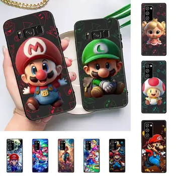 MINISO Калъфът за телефон Super Marios Bros за Samsung J 7 плюс 7core J7 neo J6 плюс премиер J6 J4 J5 мобилен капак