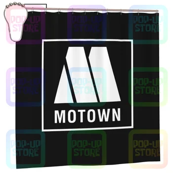 Motown Record Label Detroit Soul Music Jackson 5 Michael Jackson Five Shower Curtain Bath Curtain Custom With Hook