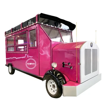 OEM цена на едро Cater сладолед мобилни хранителни камиони за продажба Европа използва бързо хранене ремарке количка