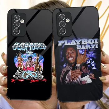 Playboi Carti Die Lit калъф за телефон за Samsung A52 A71 A21 A22 A72 A81 Galaxy A14 A54 A34 M14 стъклен дизайн капак