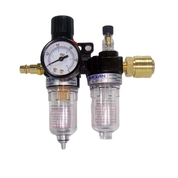 PT1/4 Филтър вода масло сепаратор налягане ReducerСгъстен въздух регулатор R7UA