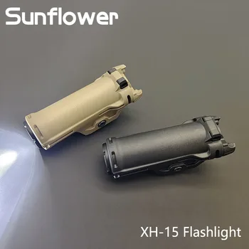 SOTAC Нов тактически найлон XH15 фенерче 350 лумена оръжие лов скаут светлина бял LED светлина за 20 мм железопътен пистолет