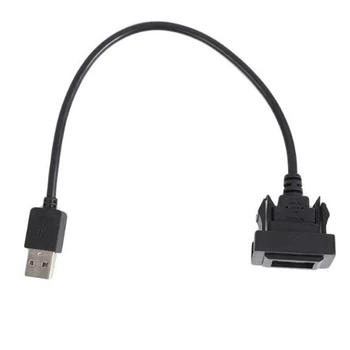 USB табло за управление Flush порт панел Mount за Toyota ток изход USB гнездо 2.0 порт панел разширение кабел адаптер